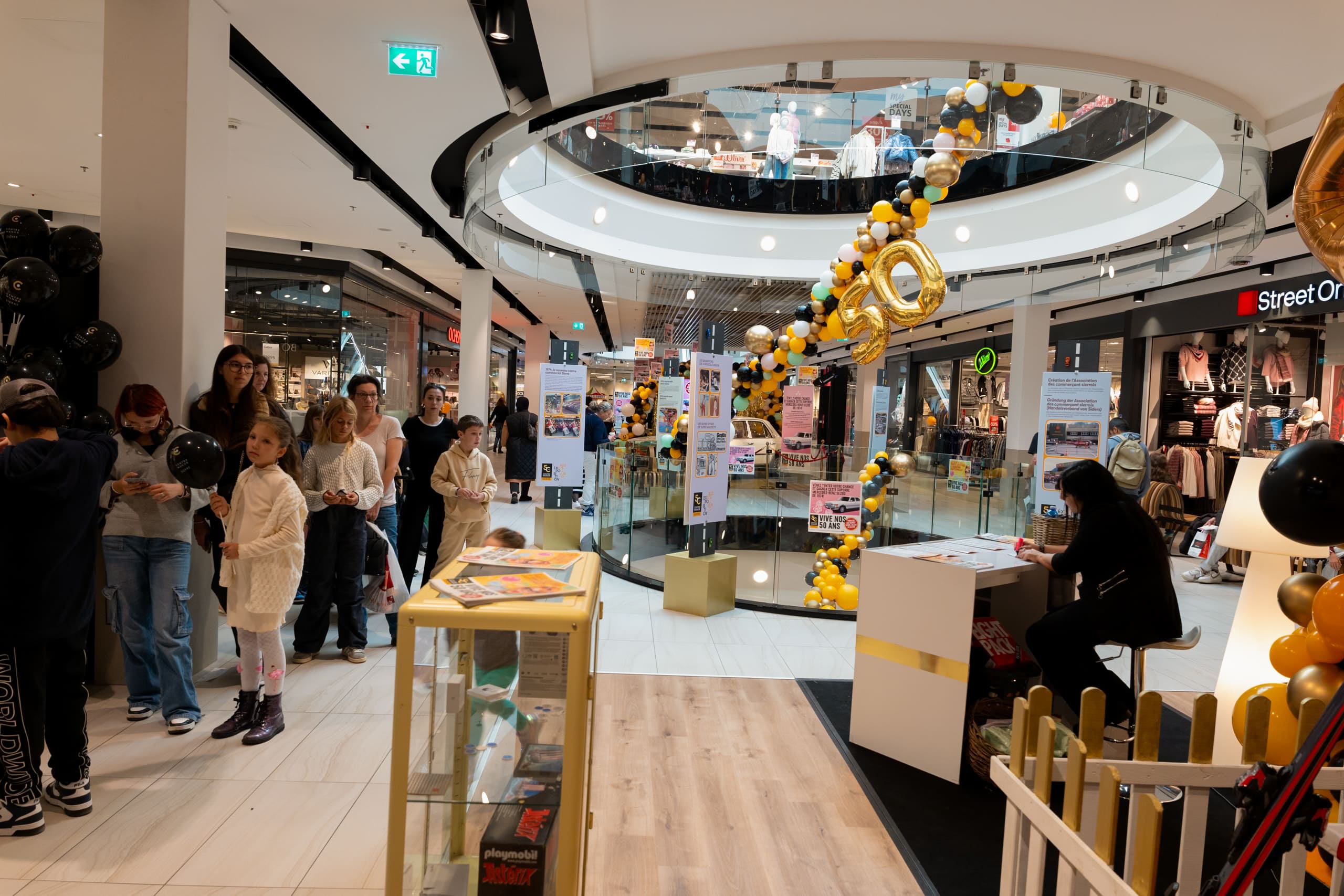 Activities at the center manor sierre durring 50 years anniversary month in 2024